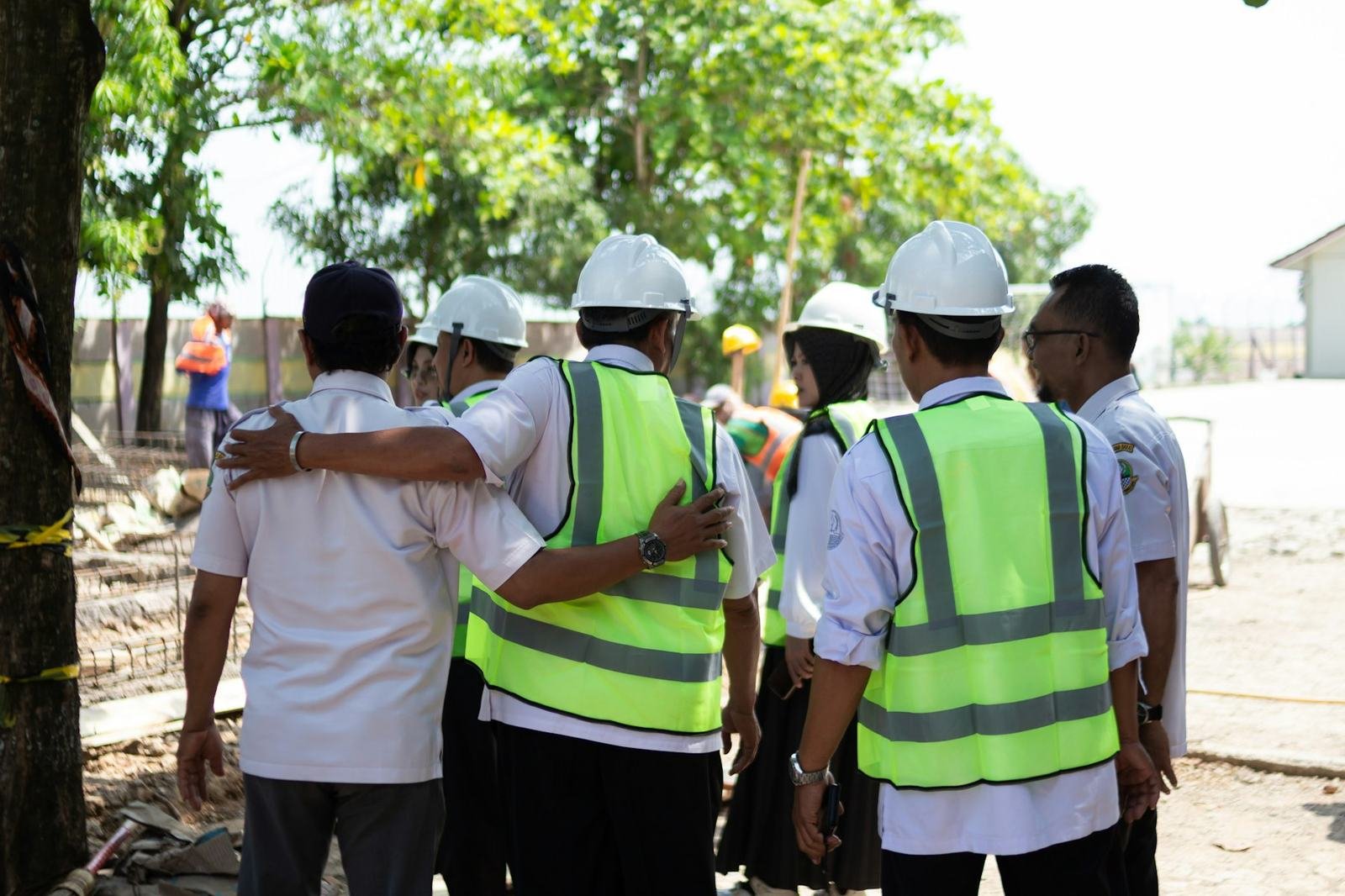 Équipe IRI CONSTRUCT sur un chantier